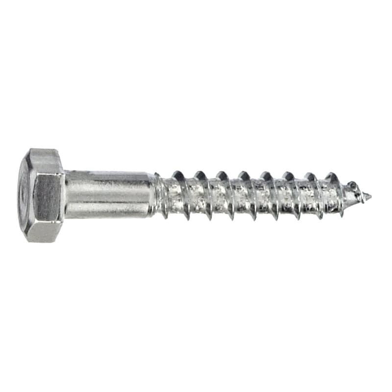 Vis à bois hexagonales galvanisées Connex 12 x 80 mm - 1000 g