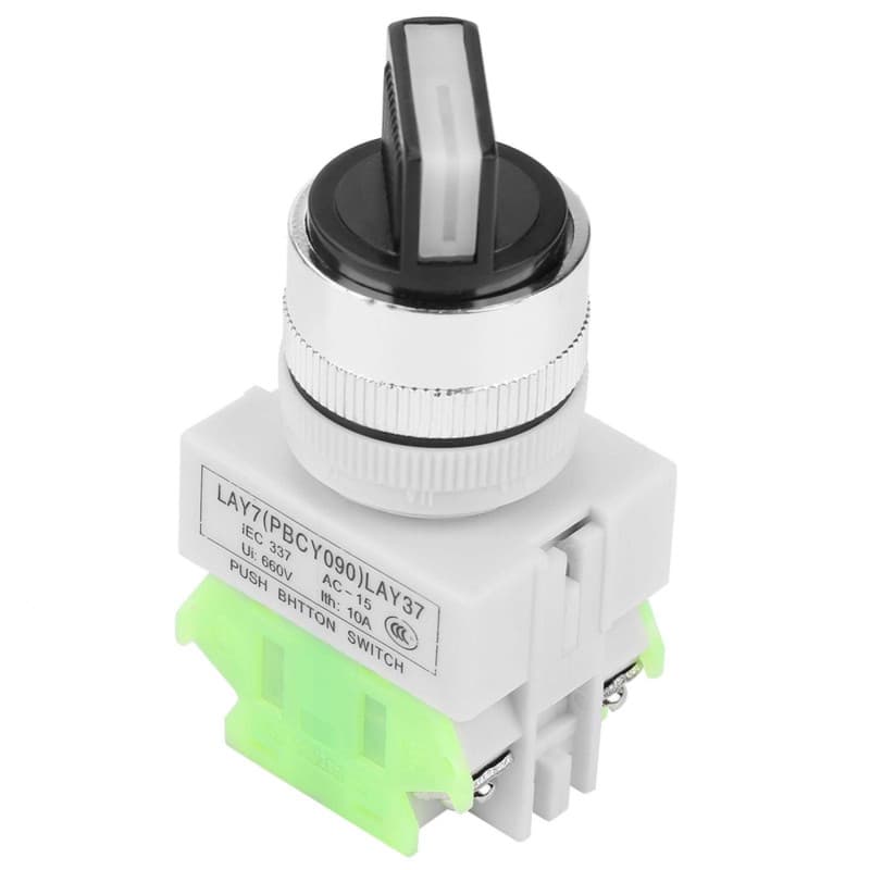 Interrupteur Rotatif à Clé 3 Positions Telituny pour Circuits 220V