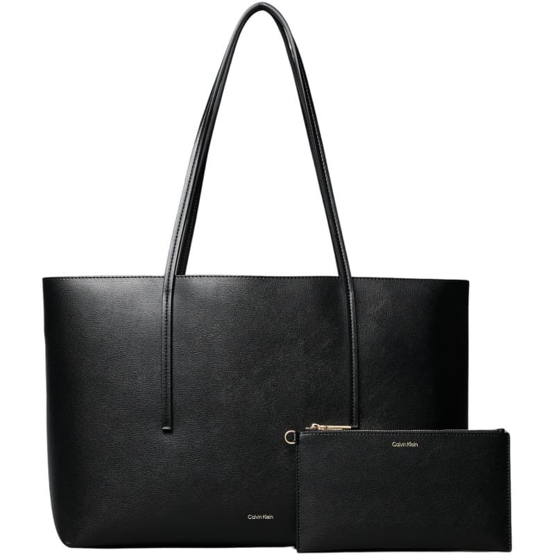 Calvin Klein Sac Cabas Femme avec Pochette Amovible - Noir Élégant