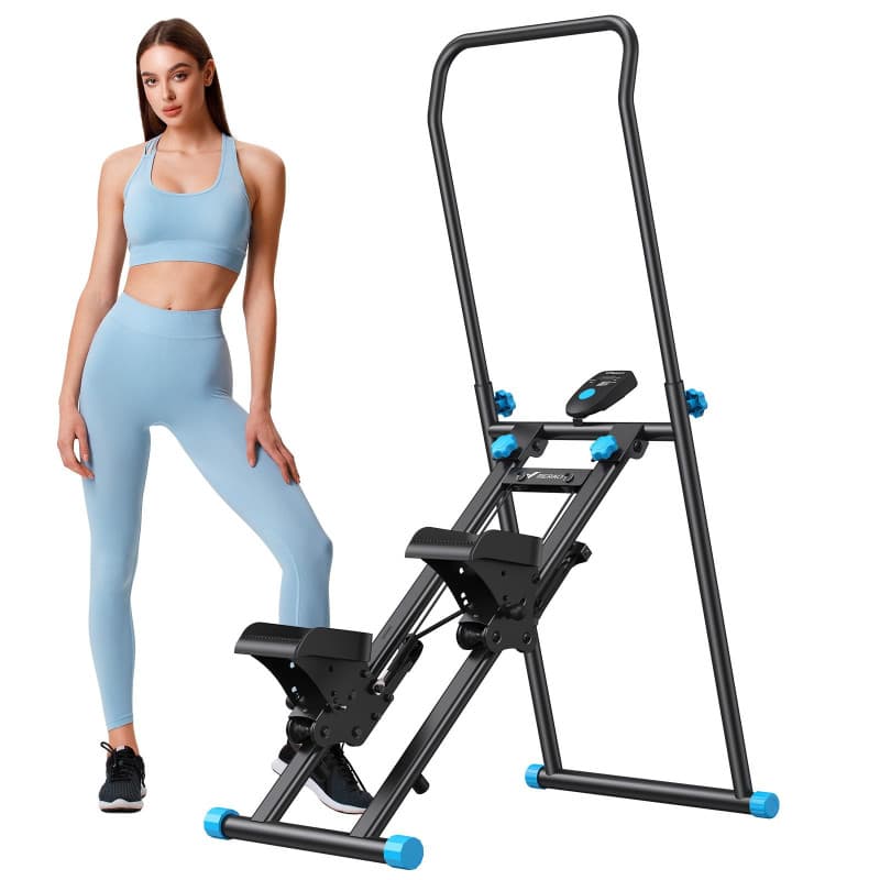 Stepper Escalier MERACH 2025 avec Résistance Réglable et Écran LCD