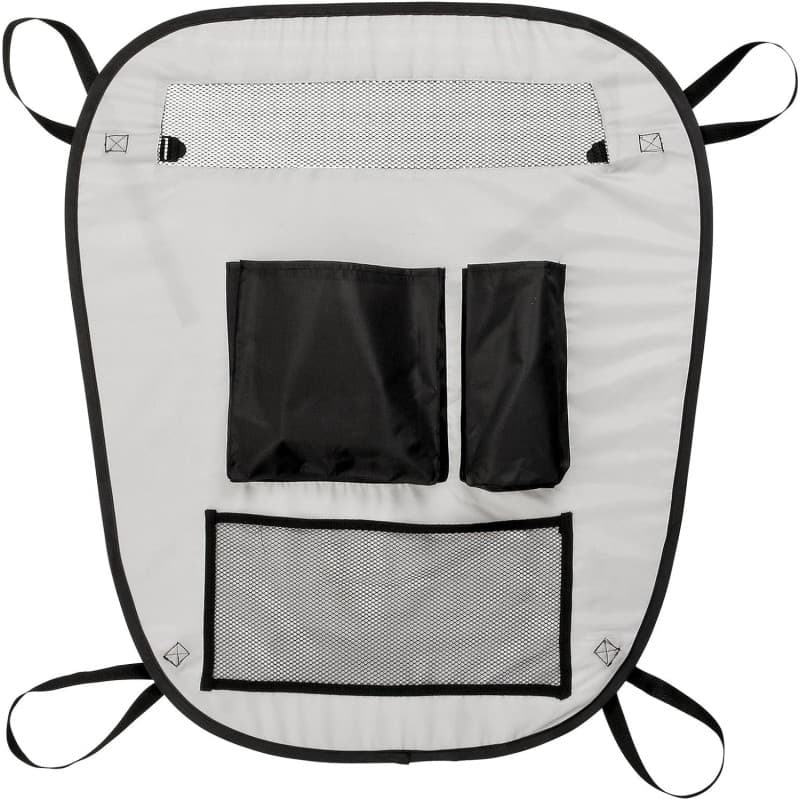 Barrière de Séparation pour Chiens Avilia avec 3 Poches - Polyester 60x70 cm