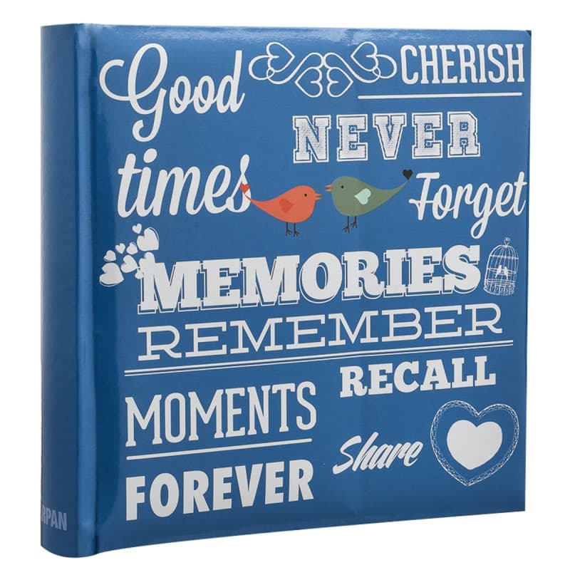 Album Photo Arpan Bleu pour 200 Photos 4x6" - Souvenirs Inoubliables