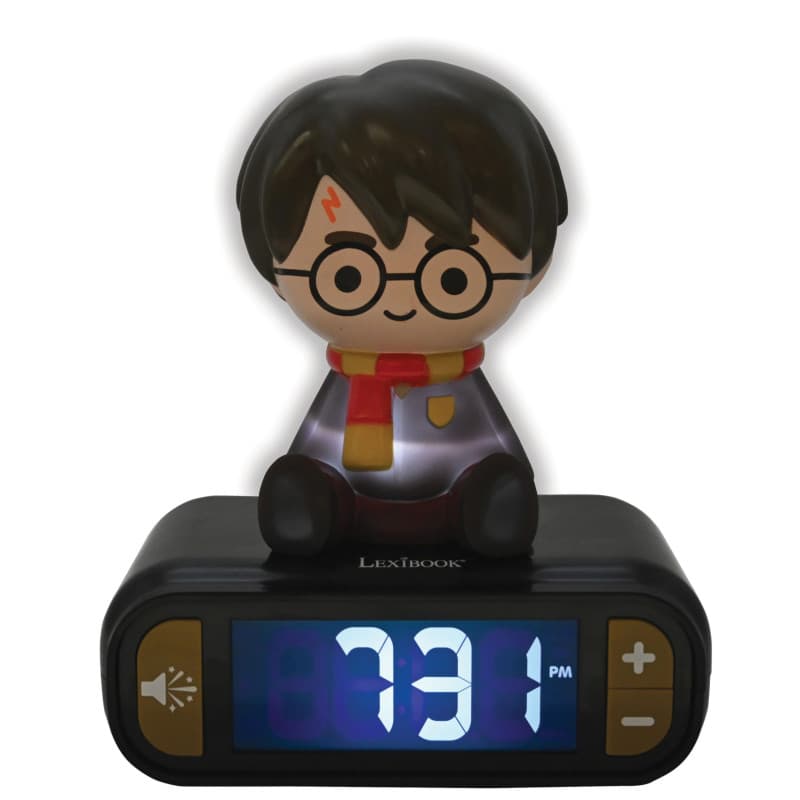 Réveil Veilleuse Harry Potter avec Effets Sonores - Lexibook