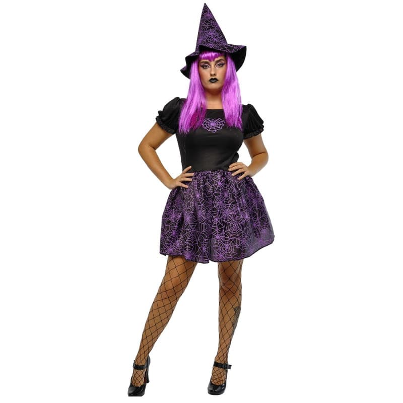 Costume de Sorcière Spiderweb Lumineux pour Femme - Rubie's
