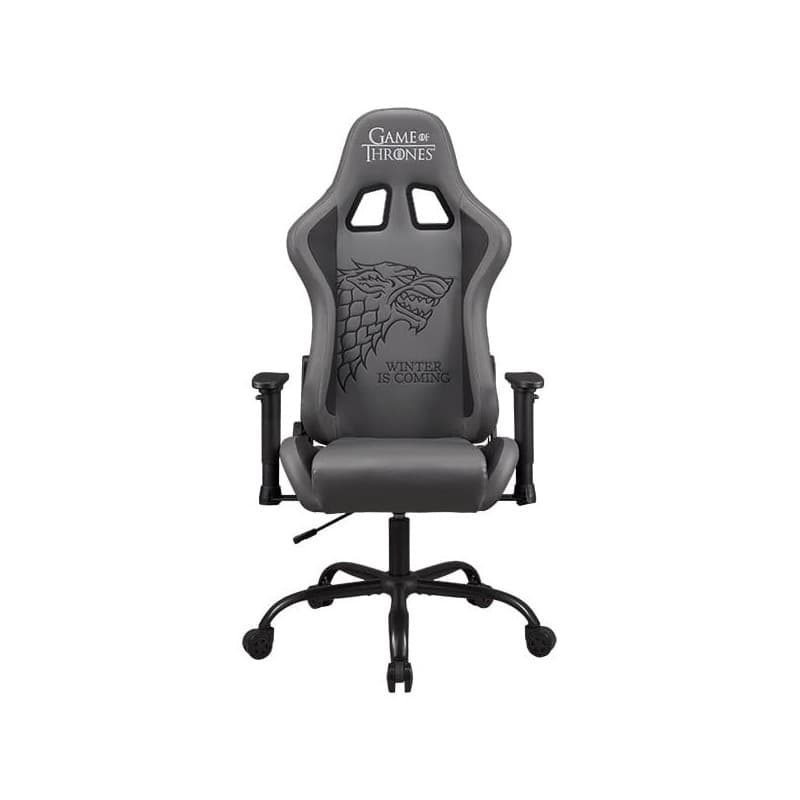 Chaise Gaming Game of Thrones - Fauteuil Ergonomique Stark Noir