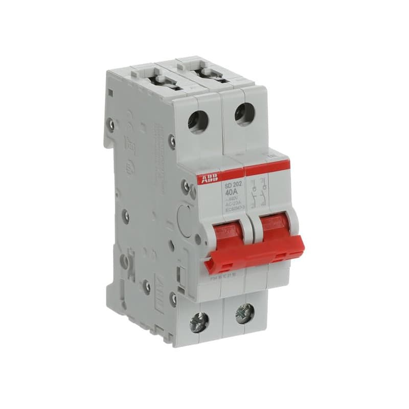 Interrupteur ABB SD200 2 Pôles 40A - Commutateur Électrique Fiable