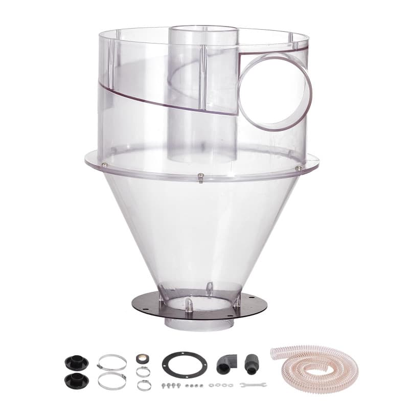Séparateur de Poussière Cyclonique VEVOR avec Tuyau et Adaptateur