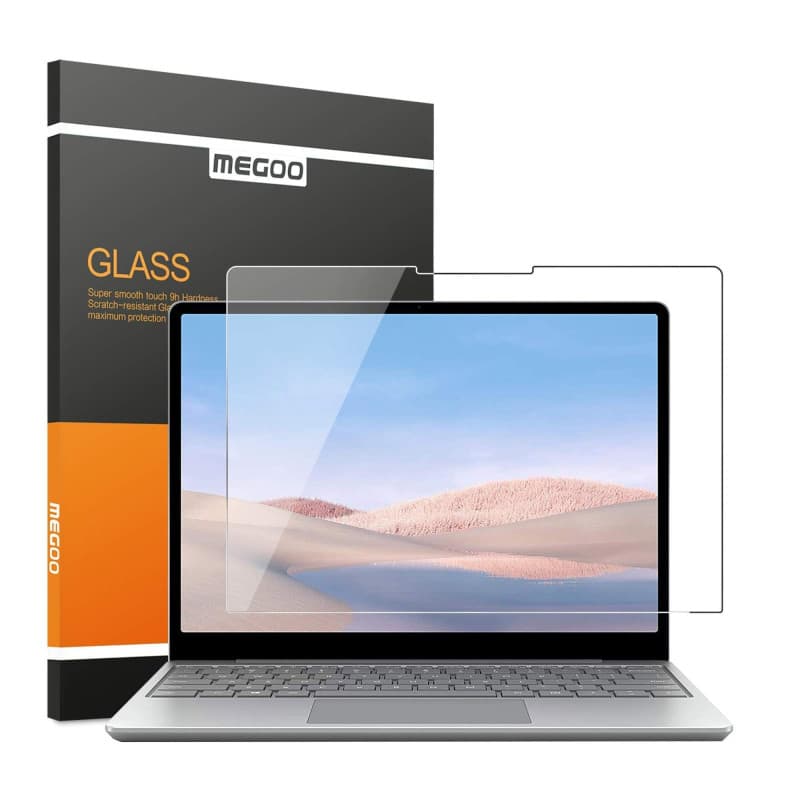 Verre Trempé MEGOO pour Microsoft Surface Laptop Go 3 - Protection 9H Anti Rayures