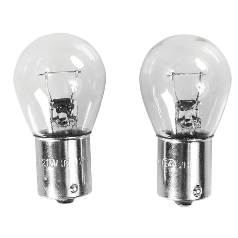 Lot de 2 Ampoules Monofil 12V P21W BA 15s pour Véhicules - TURBOCAR