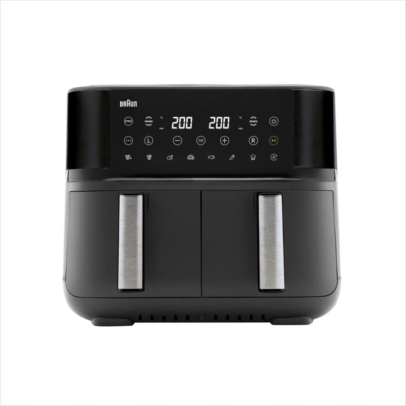 Braun TwinCook 3 - AirFryer Double Bac 8L avec Technologie RealAir