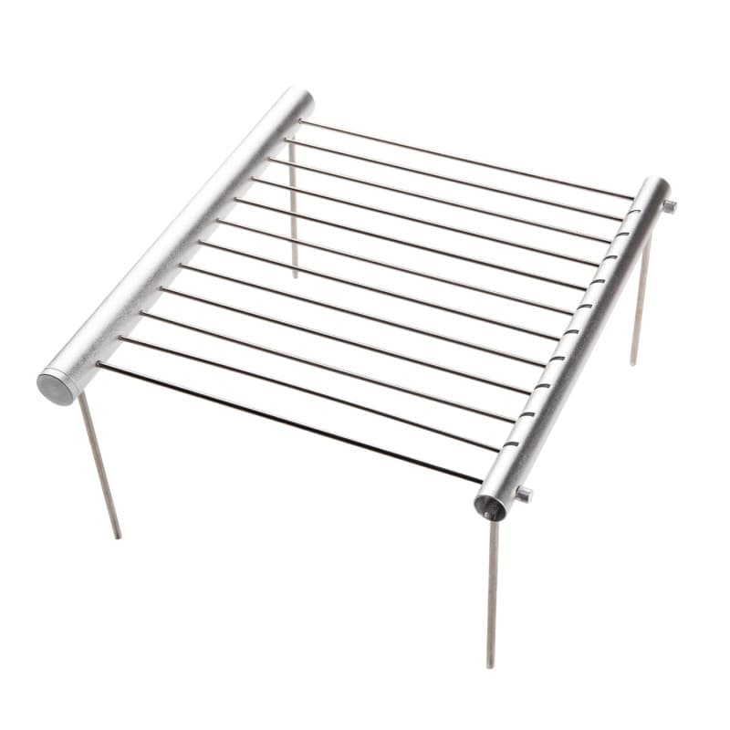 Barbecue Portable au Charbon de Bois LOSMANN en Acier Inoxydable pour Camping et Pique-Niques