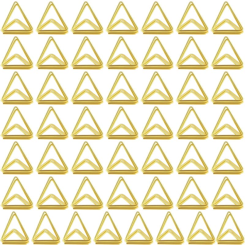 Supports de Cartes de Table Triangulaires en Métal - Élégants Porte-noms pour Mariages et Réceptions