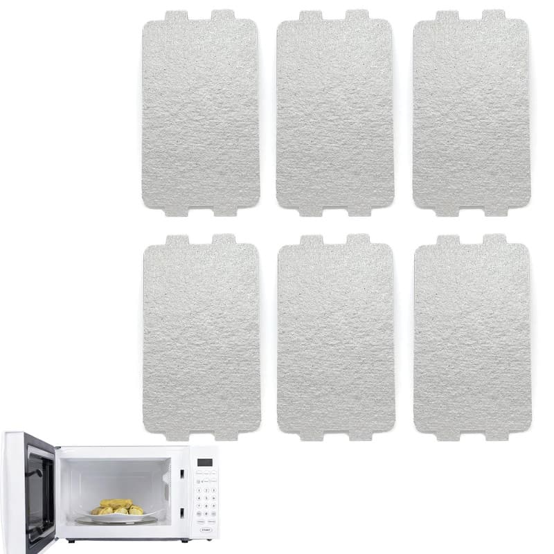 Lot de 6 Plaques Mica Universelles pour Micro-Ondes - Couvercles de Guide d'Ondes