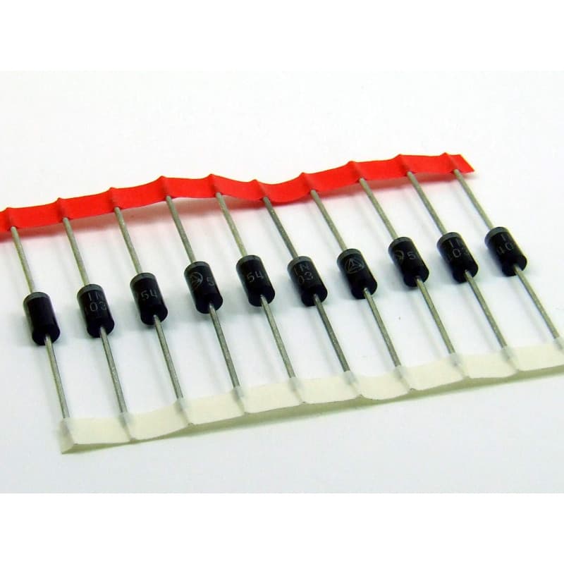 Pack de 10 Diodes Redresseuses 1N5408 - Remplacement pour 1N5400 à 1N5407