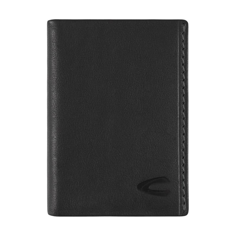 Porte-Cartes Atlanta en Cuir Noir avec Protection RFID - camel active