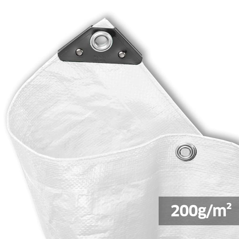 Bâche de Couverture NOOR 3x7 m - Protection Intempéries UV - Idéale Jardin