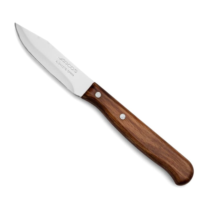 Couteau Mondador Professionnel Arcos - Lame Inox 65 mm, Manche Bois