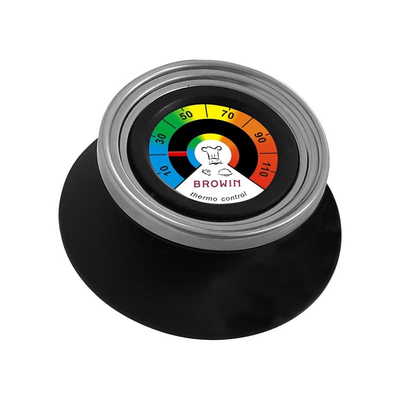 Poignée de Couvercle Ergonomique avec Thermomètre Intégré