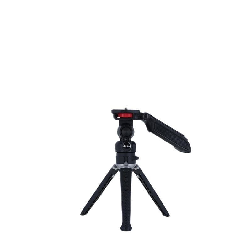 Rollei Creator Grip Mini Trépied Flexible 3 en 1 pour Smartphone et Appareil Photo