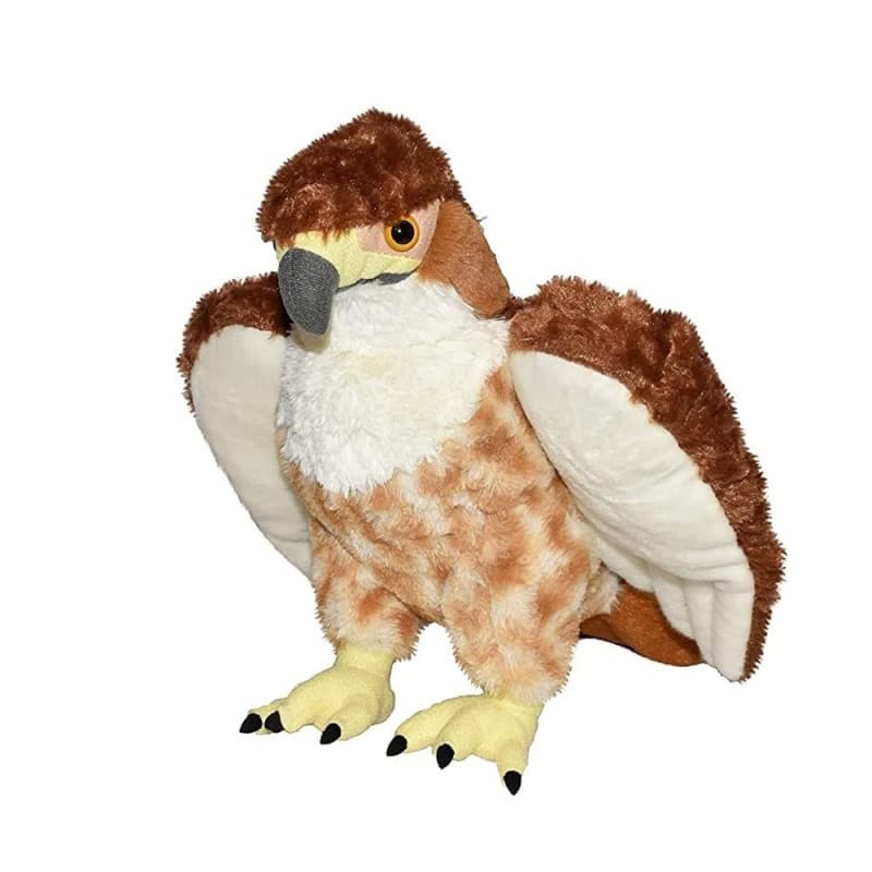 Peluche Faucon À Queue Rouge Cuddlekins - 30 cm, Écologique et Douce
