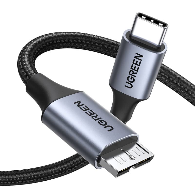 UGREEN Câble USB C vers Micro USB 3.0 - 1M pour Disque Dur Externe