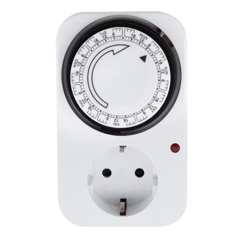 Prise Programmable Aigostar 3680W avec Minuterie Hebdomadaire