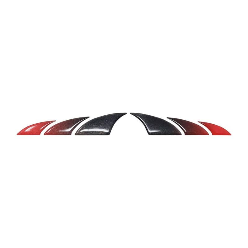 Autocollant 3D Bike Protect Noir et Rouge - Protection Sportive
