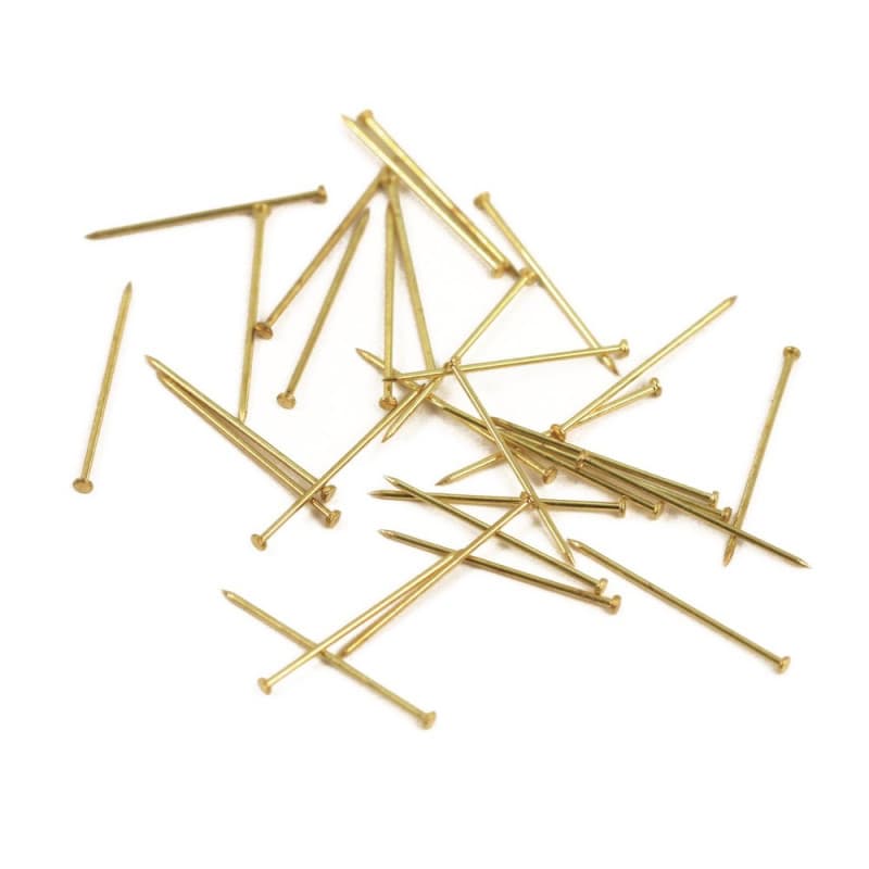 Épingles en laiton doré Rayher - Boîte de 950 pièces, 18 mm