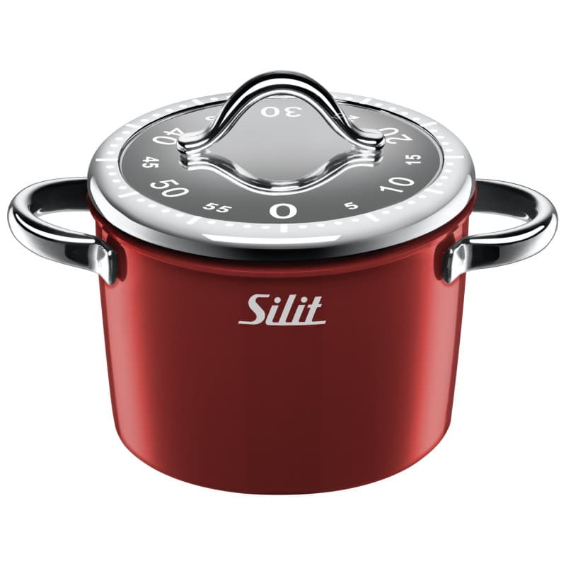 Minuteur Silit Vitaliano Rosso - Compte-minutes Pratique et Élégant
