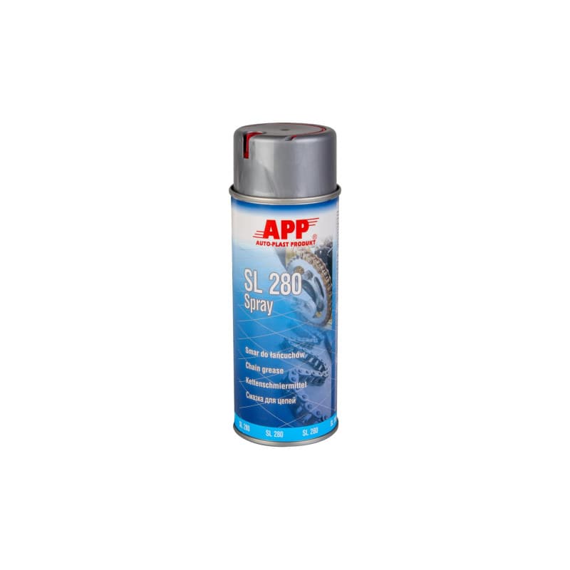 Lubrifiant Spray APP SL280 pour Chaînes de Motos et Vélos - 400 ml