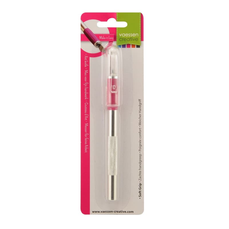 Couteau de Précision Vaessen Creative avec Poignée Grip Multicolore
