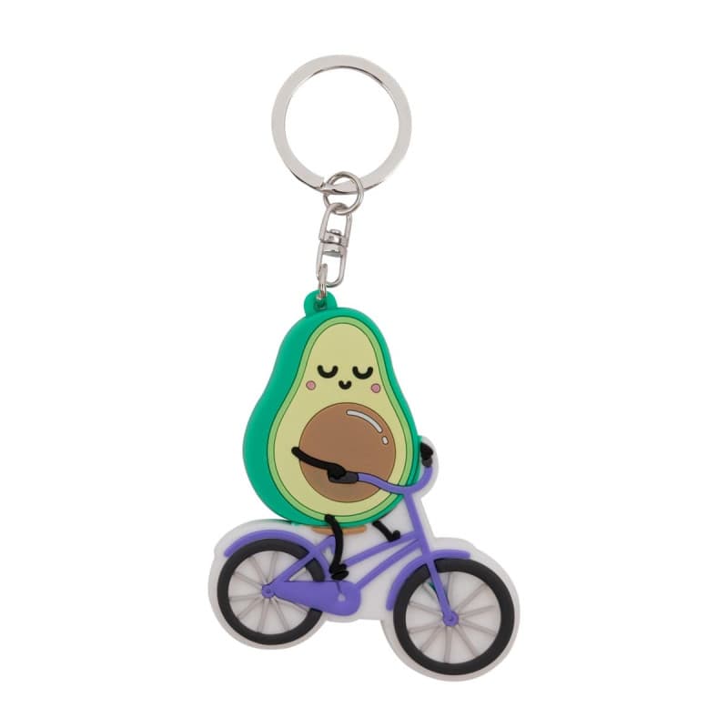 Porte-clés Avocat à Vélo Mr. Wonderful - Accessoire Fun et Coloré