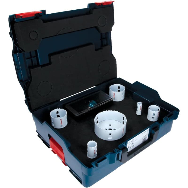Coffret Bosch Professional de 8 Scies Trépan pour Bois et Métal - Ø 20-114 mm