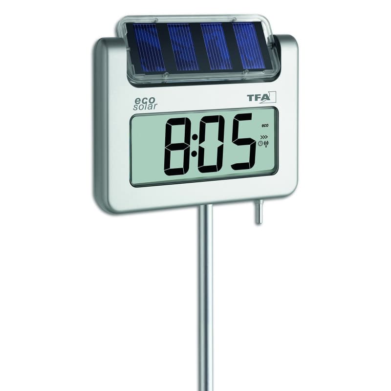 Thermomètre de Jardin Numérique Avenue Plus avec Éclairage Solaire - TFA Dostmann