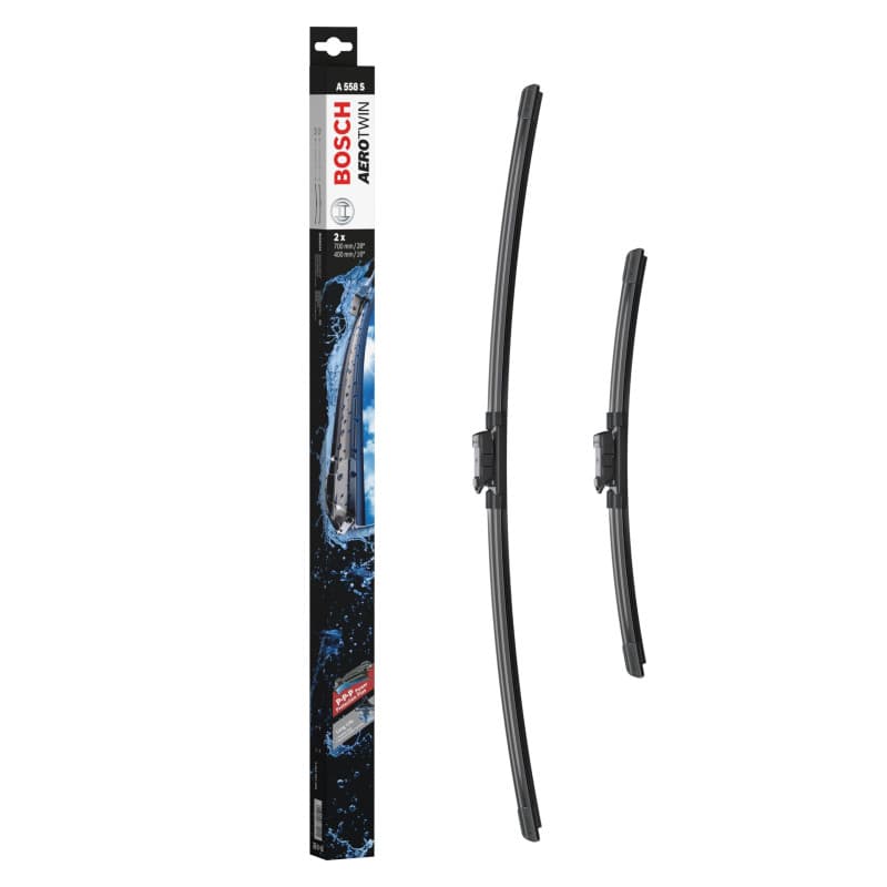 Bosch A558S Balais d'Essuie-Glace Plat pour Voitures UK - 700mm/400mm
