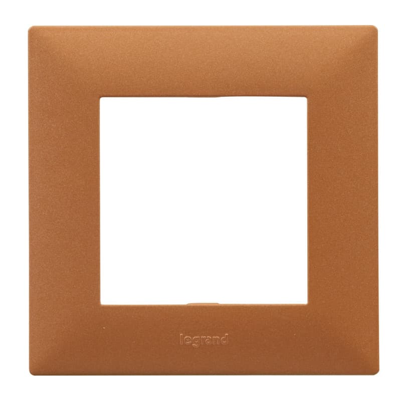 Cadre Individuel Cuivre Niloé Step Legrand - Plaque Murale Design