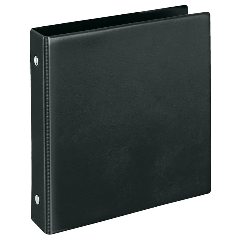 Classeur Veloflex Noir pour Cartes Fiches A6 à 2 Anneaux