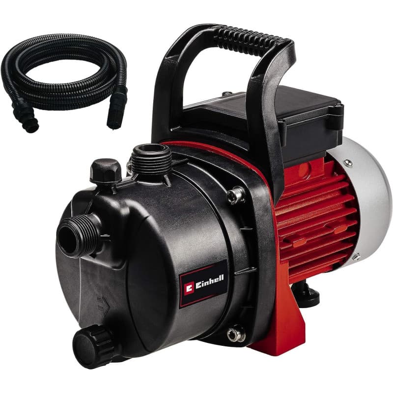 Pompe d'Arrosage Einhell GC-GP 6538 avec Tuyau d'Aspiration de 7m