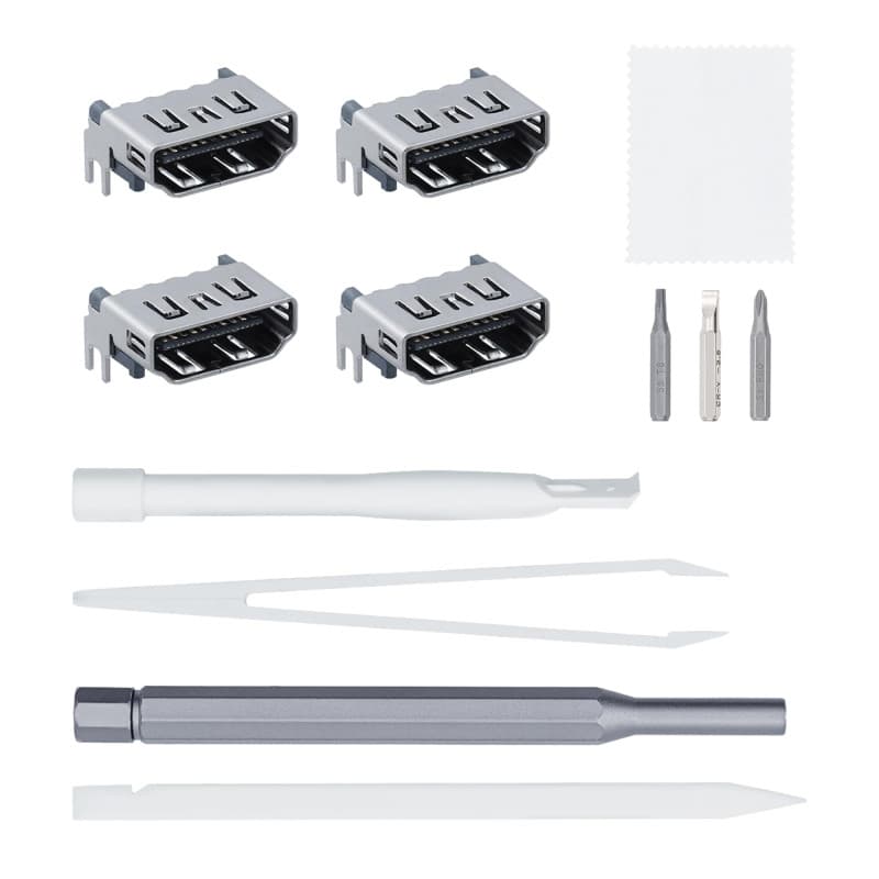 Kit de Remplacement HDMI pour PS5 - 4 Connecteurs avec Outils d'Installation