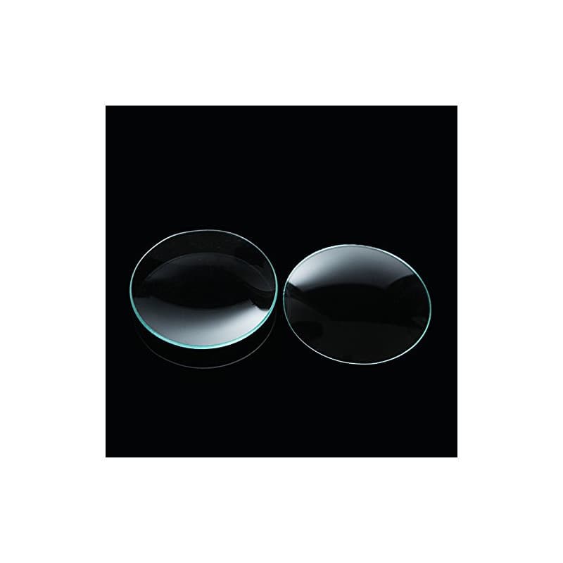 EsportsMJJ 10Pcs Couvercles en Verre Concaves 60mm pour Laboratoire