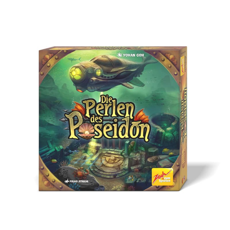 Les Perles du Poséidon - Jeu de société familial pour 2 à 4 joueurs