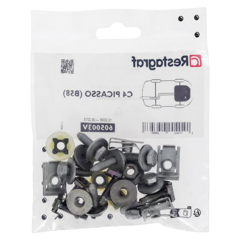 Kit de Fixations Complet pour Carénage Sous Moteur C4 Picasso (2006-2013)