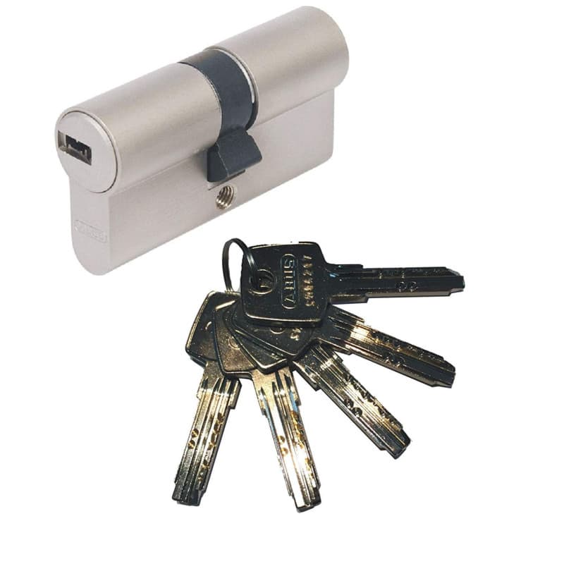 Cylindre de serrure ABUS EC550 30/60mm avec 5 clés - Certifié SKG**