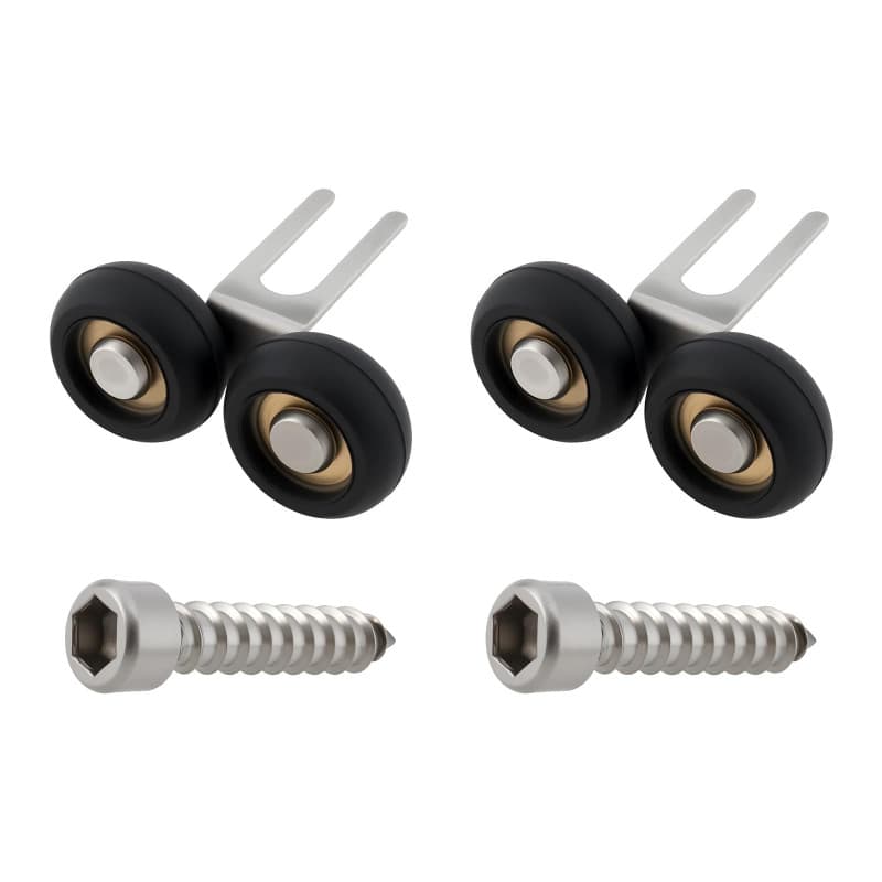 Lot de 2 Roulettes de Guidage Supérieures pour Porte Coulissante - SG Store