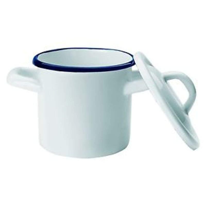 Mini Casserole en Acier Émaillé IBILI - 10 cm - Idéale pour Petits Plats