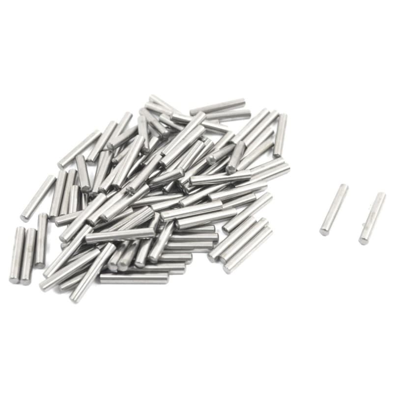 Goupilles de Fixation Métalliques Argentées - 100 Pièces de 2 x 13 mm