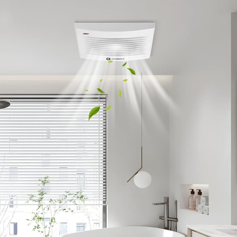 Aigostar Extracteur d'Air Silencieux 100 mm pour Salle de Bain et Cuisine
