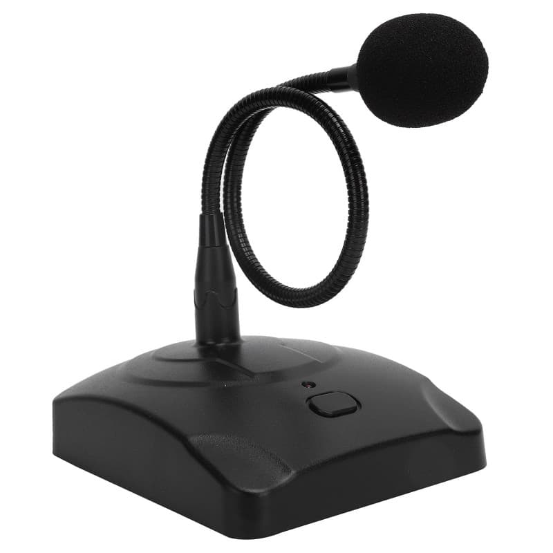 Microphone de Bureau Col de Cygne Omnidirectionnel avec Réduction du Bruit