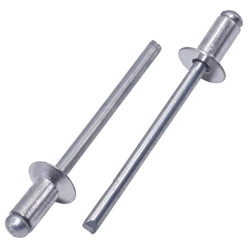 Rivets Aveugles en Aluminium SKIR'CO - 1200 Pièces, Tête Fraisée 4,0 x 8 mm