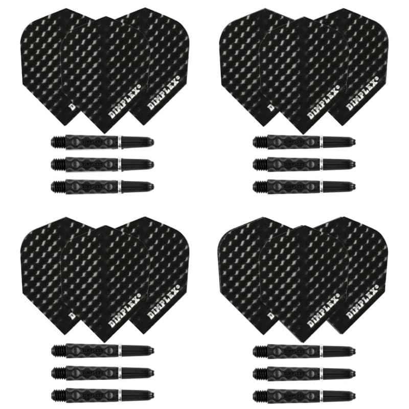 Lot de 4 jeux de tiges et ailettes de fléchettes Dimplex - Harrows